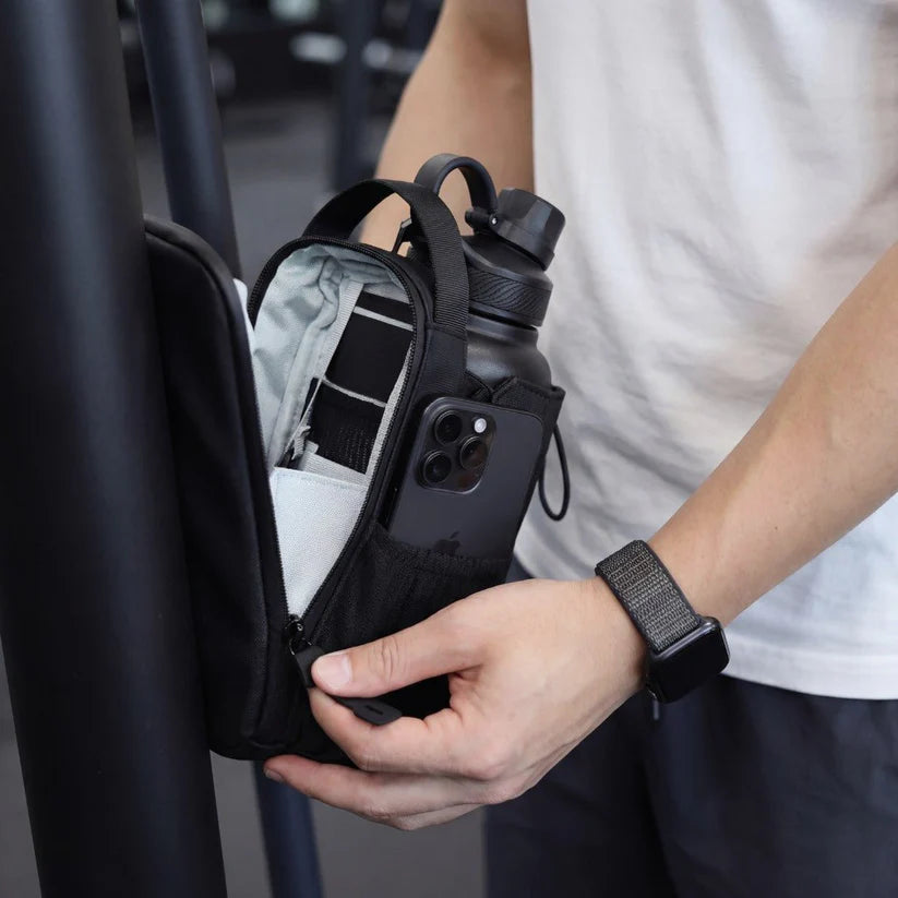 Magnetic Gym Bag With Bottle Holder