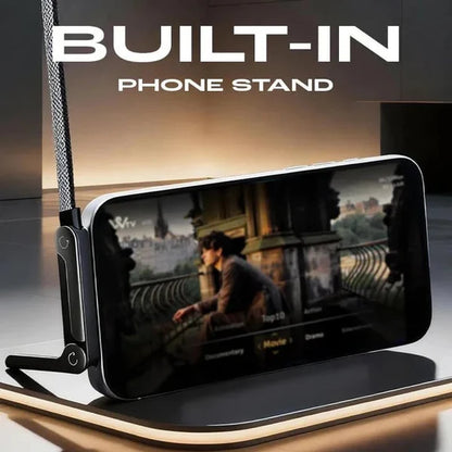 2-in-1 Invisible Holder Charger Cable - 240W Fast Charging Cord with Built-In Phone Stand