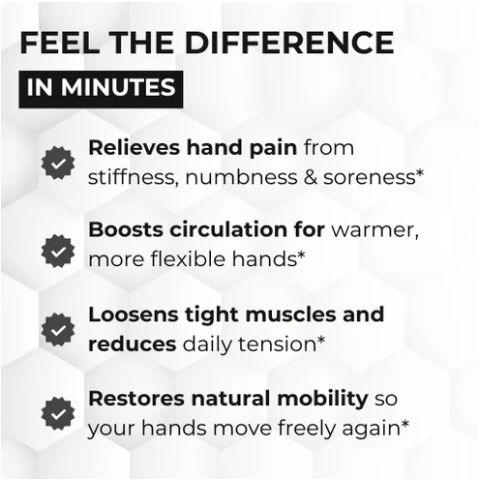 Cordless Hand Massager with Heat & Compression