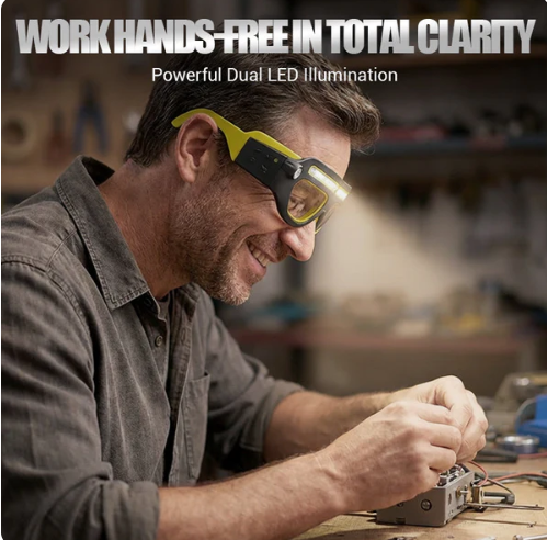 Rechargeable LED Glasses Headlamp