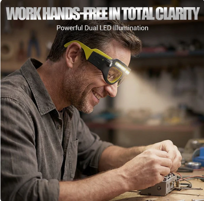 Rechargeable LED Glasses Headlamp