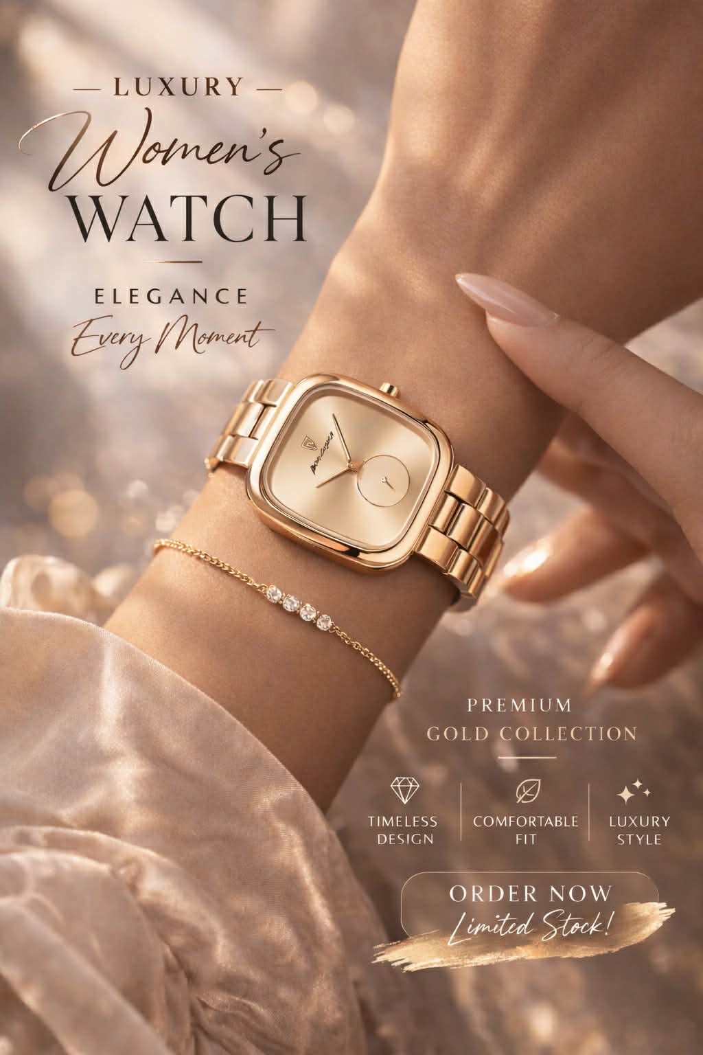 POEDAGAR Luxury Fashion Elegant Ladies Watch
