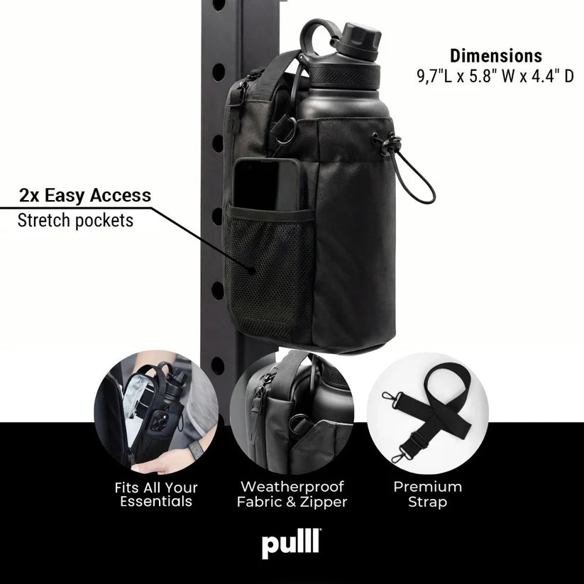 Magnetic Gym Bag With Bottle Holder