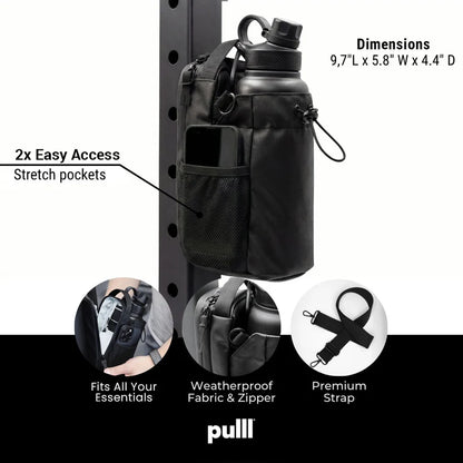 Magnetic Gym Bag With Bottle Holder