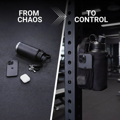 Magnetic Gym Bag With Bottle Holder