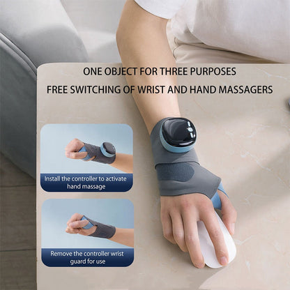 Heated Wrist Brace with Electric Massager