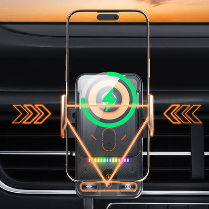 2-in-1 Smart Wireless Car Phone Mount
